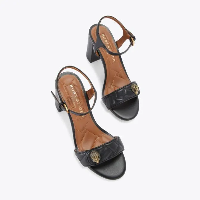 Kurt Geiger Sandals Kensington Langley Heel Black 8211 Women