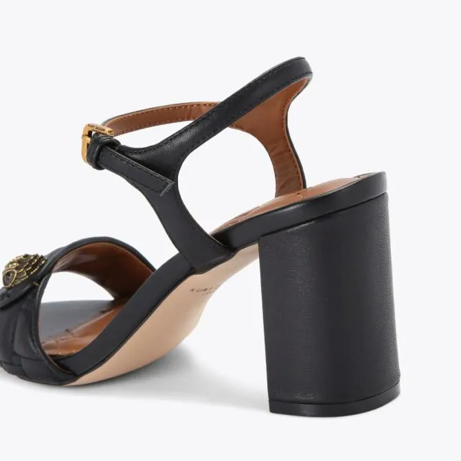 Kurt Geiger Sandals Kensington Langley Heel Black 8211 Women