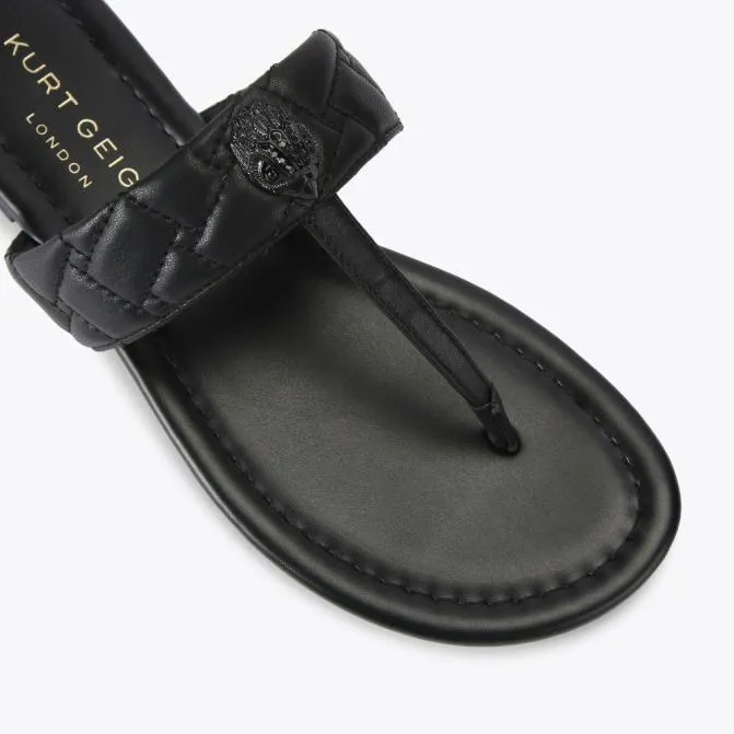 Kurt Geiger Sandals Kensington Tbar Drench Black 8211 Women