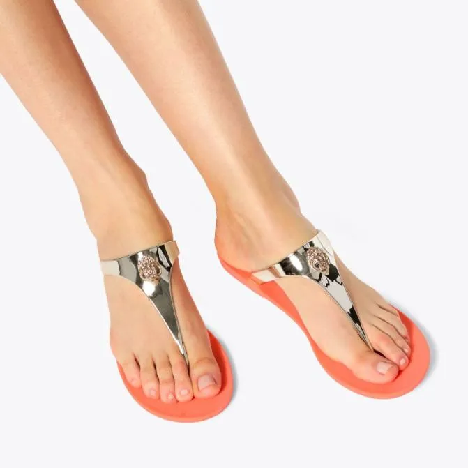 Kurt Geiger Sandals Maddison Tbar Sandal Bronze Combination 8211 Women