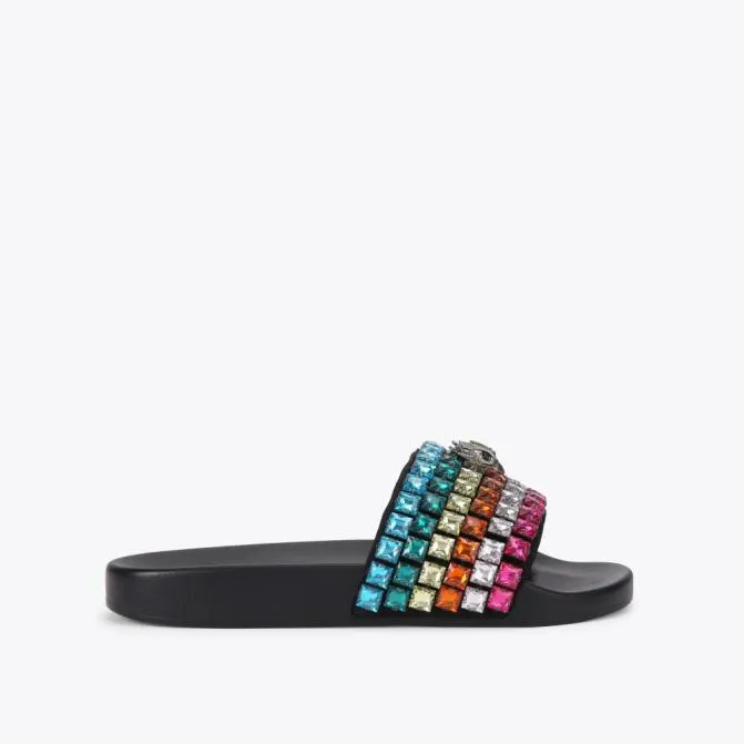 Kurt Geiger Sandals Meena Eagle Jewel Sandal Black Combination 8211 Women