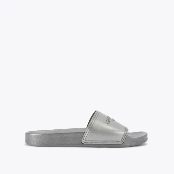 Kurt Geiger Sandals Mens Pool Slider Gunmetal 8211 Men
