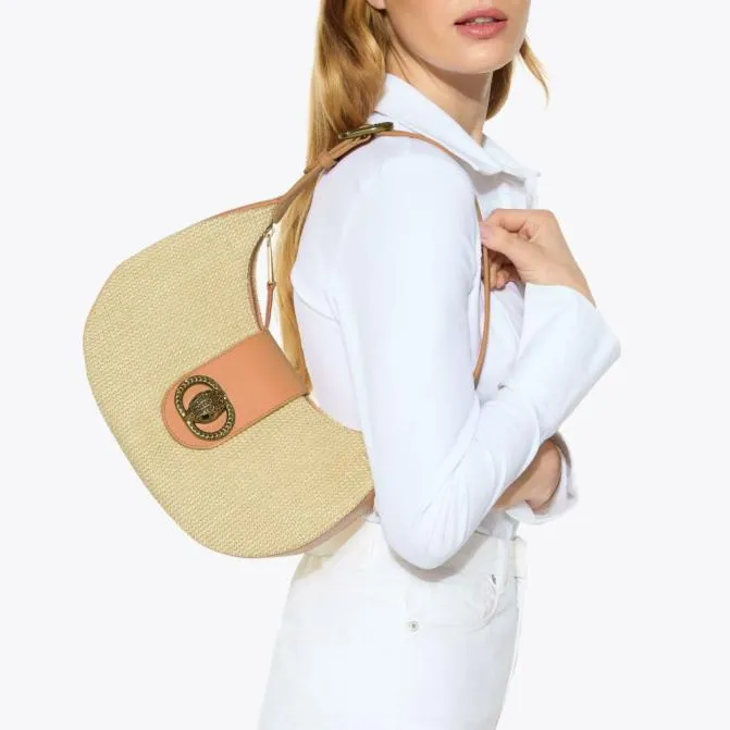 Kurt Geiger Shoulder Bags Chelsea Hobo Bag Beige Combination 8211 Women