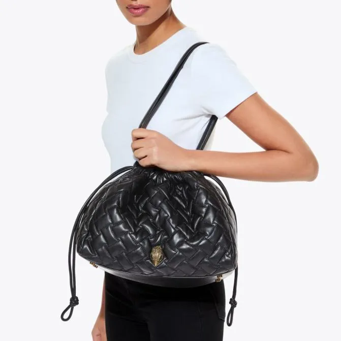 Kurt Geiger Shoulder Bags Kensington String Tote Bag Black 8211 Women