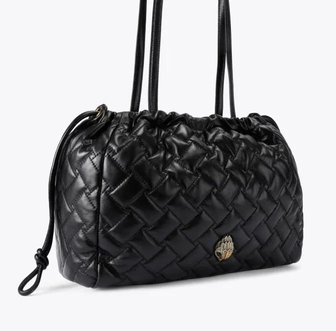 Kurt Geiger Shoulder Bags Kensington String Tote Bag Black 8211 Women