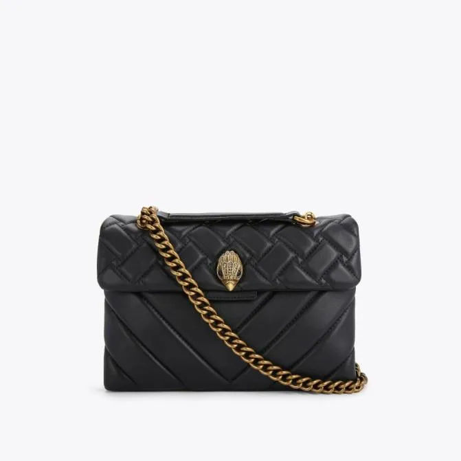 Kurt Geiger Shoulder Bags Leather Kensington Bag Black 8211 Women