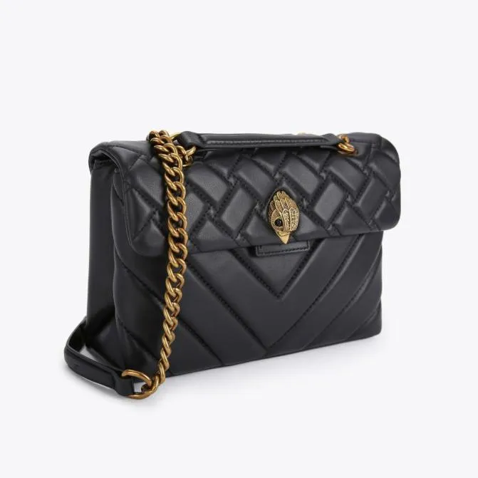 Kurt Geiger Shoulder Bags Leather Kensington Bag Black 8211 Women