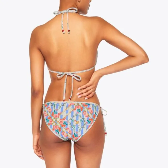 Kurt Geiger Swim Kensington Bikini Top Mid Blue 8211 Women