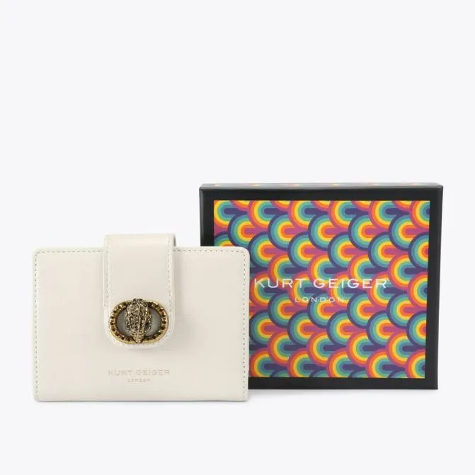 Kurt Geiger Wallets and Purses Chelsea Fold Wallet Bone 8211 Women