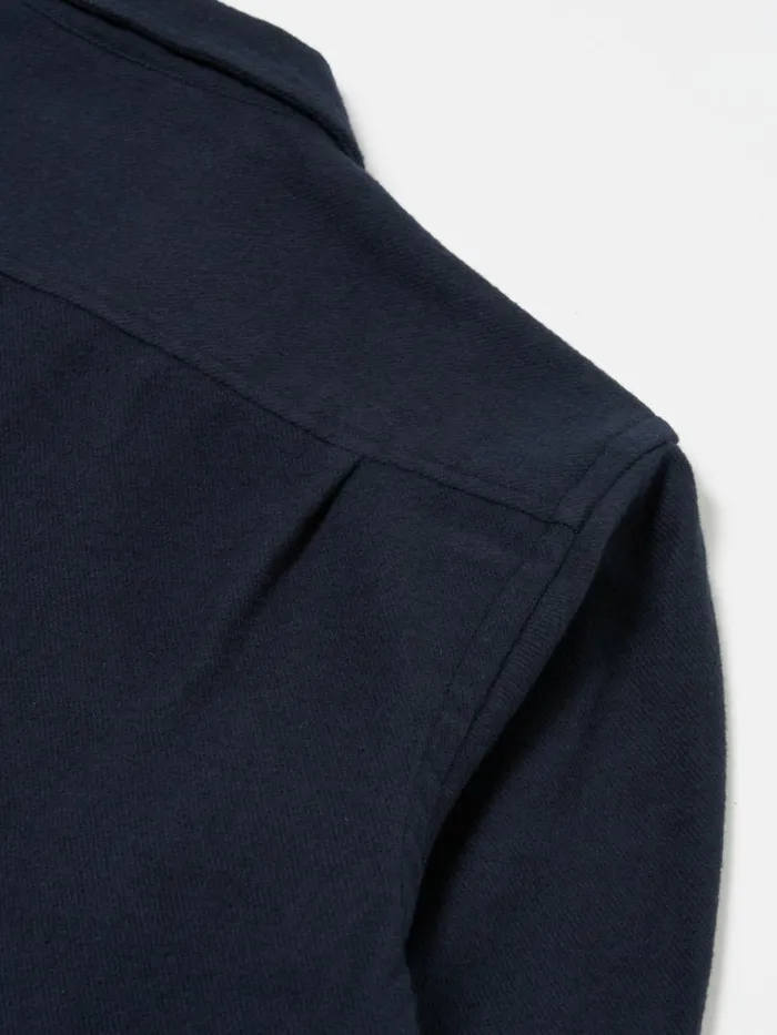 LS Utility Shirt In Navy Alaska Cotton Men Universal Works Overshirts