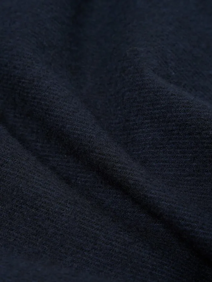 LS Utility Shirt In Navy Alaska Cotton Men Universal Works Overshirts