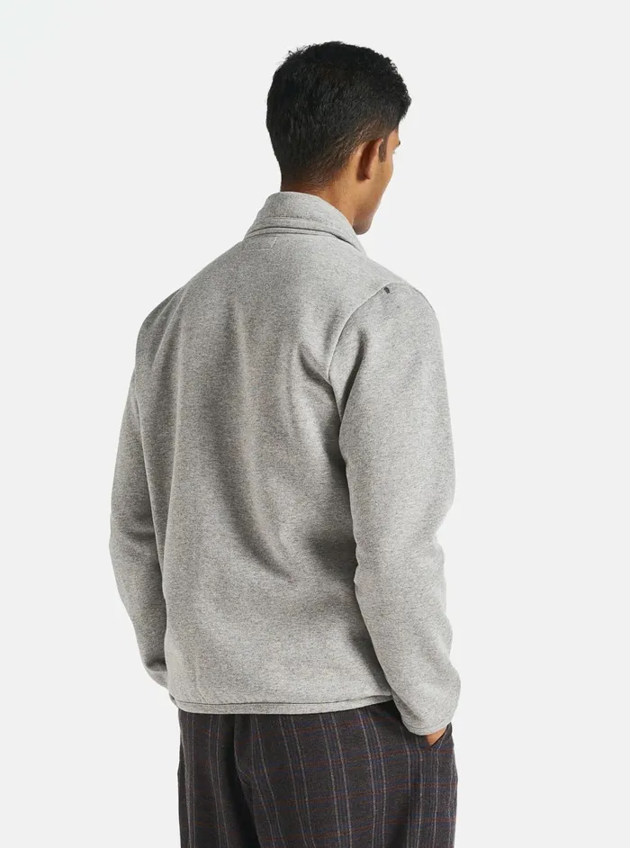 Lancaster Jacket In Grey Marl Recycled Cotton Blend Je Men Universal Works Sweatshirts