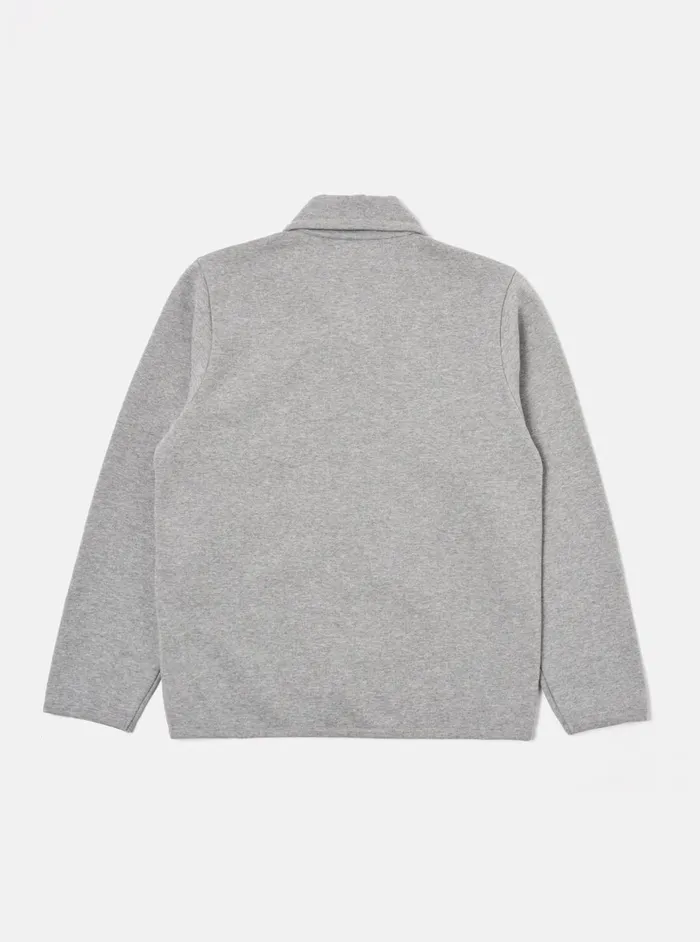 Lancaster Jacket In Grey Marl Recycled Cotton Blend Je Men Universal Works Sweatshirts