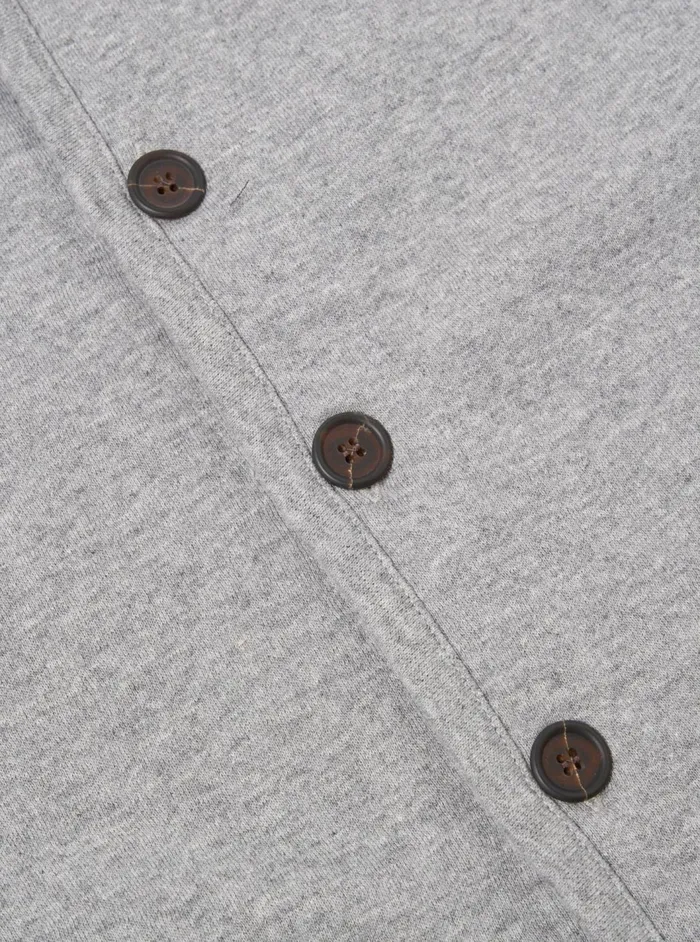 Lancaster Jacket In Grey Marl Recycled Cotton Blend Je Men Universal Works Sweatshirts