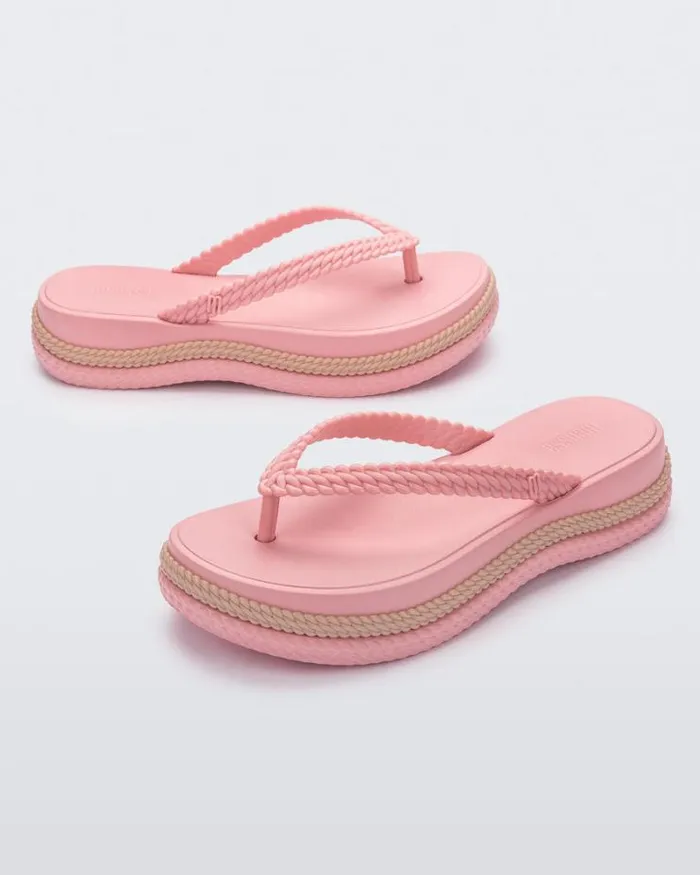 Leblon Pinkbeige Women Melissa Flip Flops