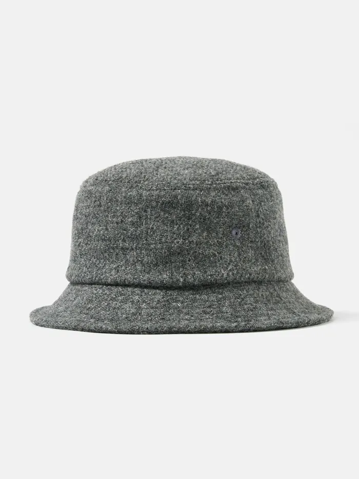 Lewis Hat In Grey Harris Tweed Men Universal Works Hats
