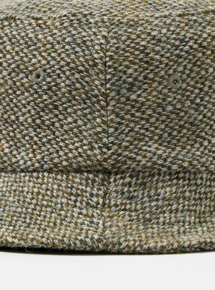 Lewis Hat In Olive Harris Tweed Weave Men Universal Works Hats