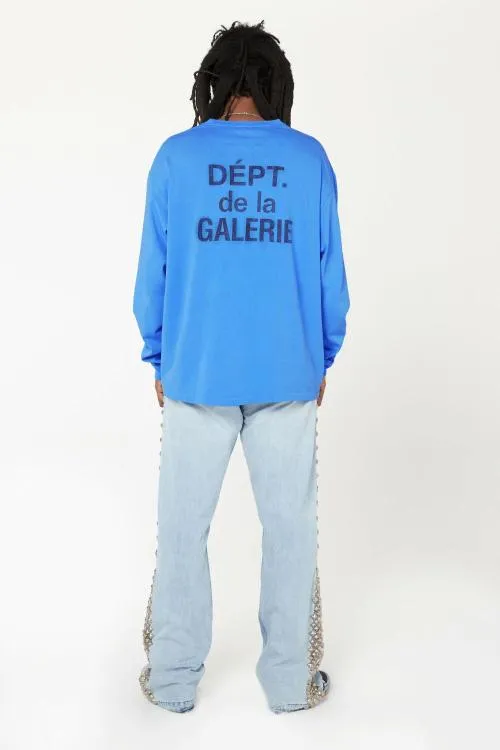 Long Sleeve Men Gallery Dept DEPT DE LA GALERIE LS POCKET TEE Blue
