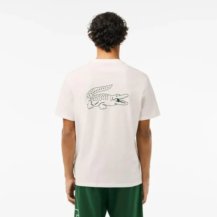 Loungewear and Pajamas Men Lacoste Men039s Contrast Branded Lounge TShirt White 70v