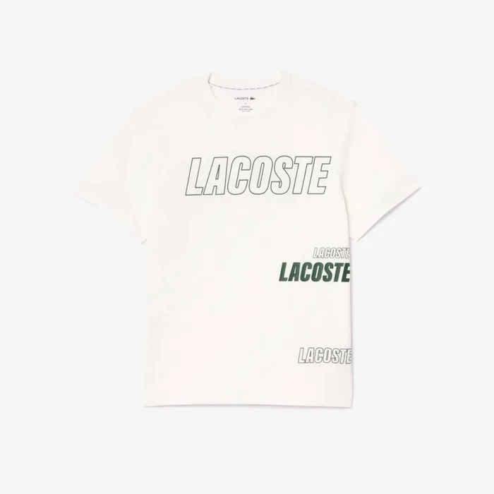 Loungewear and Pajamas Men Lacoste Men039s Contrast Branded Lounge TShirt White 70v