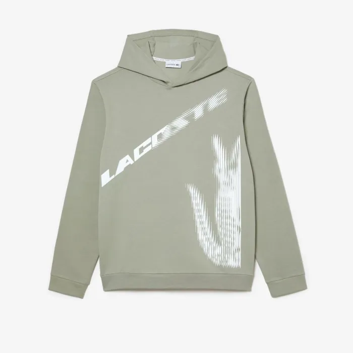 Loungewear and Pajamas Men Lacoste Mens Contrast Croc Hoodie Khaki Green G21