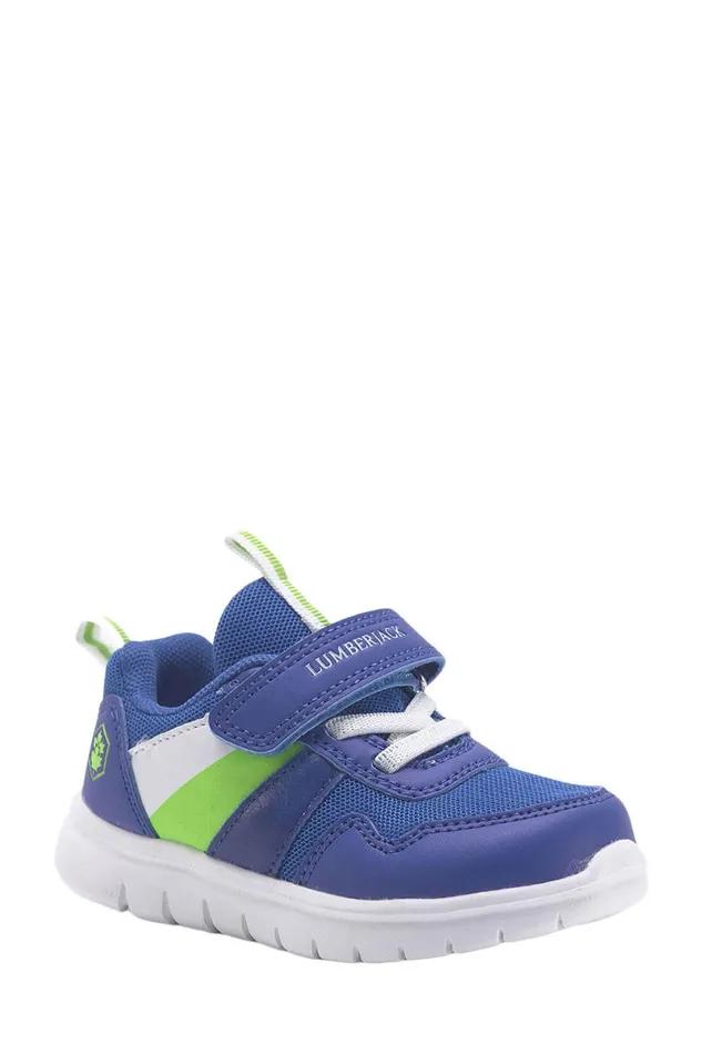 Lumberjack Shoes Boys 1 VELCRO AND ELASTIC LACE BLUE Boy Basic Casual Boots Blue