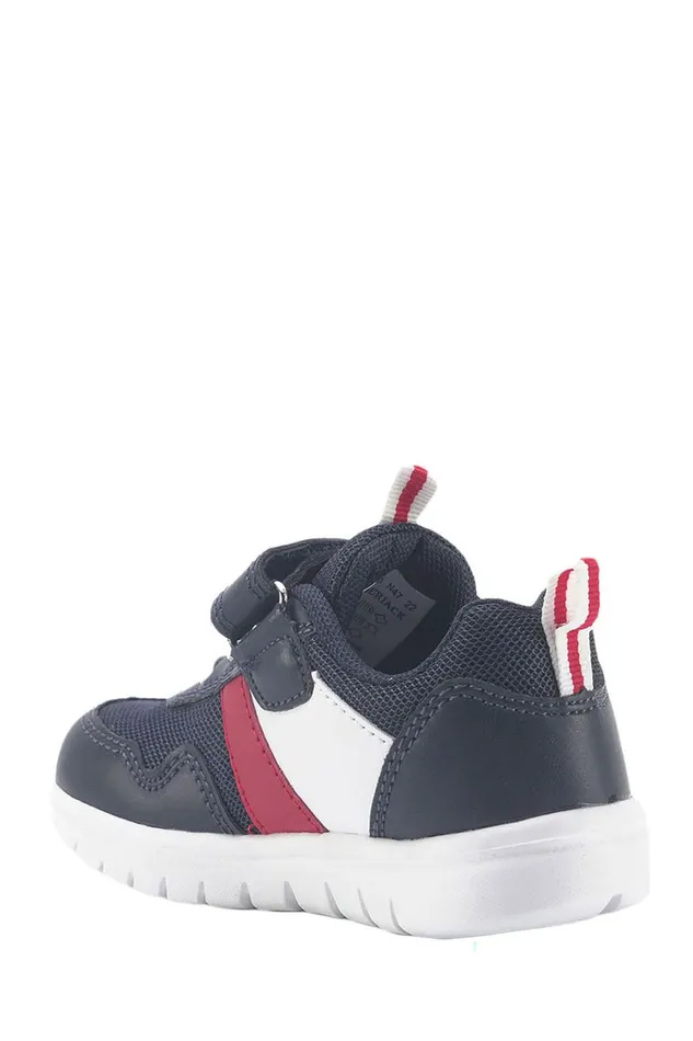 Lumberjack Shoes Boys 1 VELCRO AND ELASTIC LACE NAVY BLUE Boy Basic Casual Boots Blue