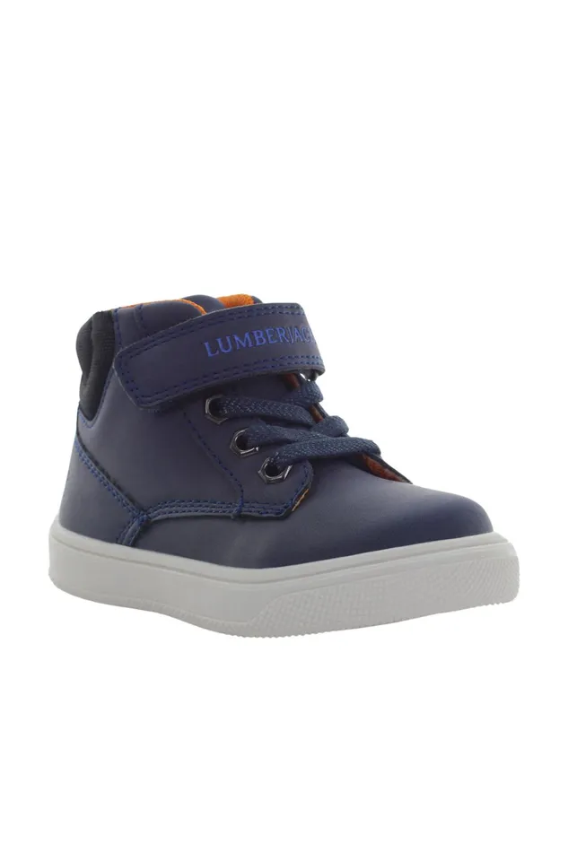 Lumberjack Shoes Boys HIGH CUT SNEAKER 1 VELCRO NAVY BLUE Boy 782 Blue