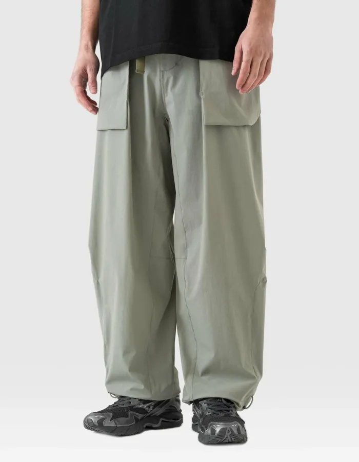 Maharishi Cargo Pants 6041 Recycled Pleated Track Pants Sage 8211 Men