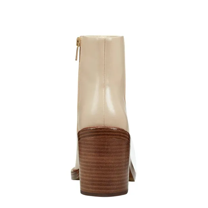 Marc Fisher Booties Women Haleena Round Toe Bootie Nude