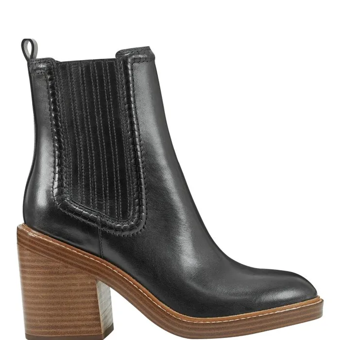 Marc Fisher Booties Women Halida Tailored Bootie Black