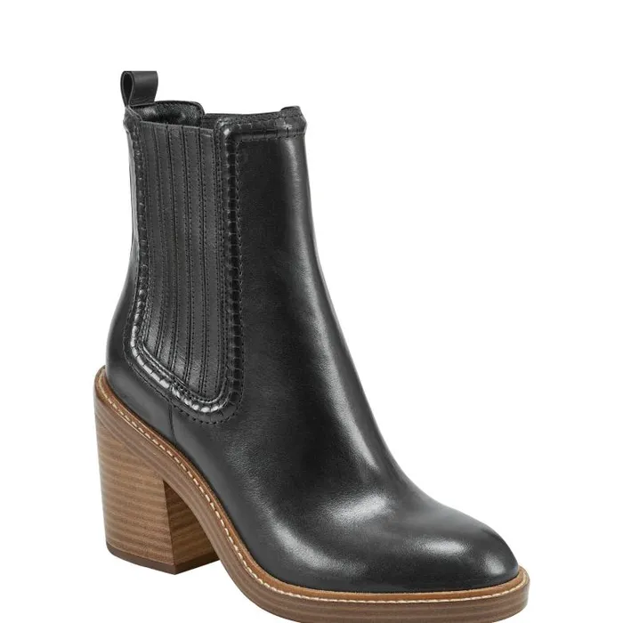 Marc Fisher Booties Women Halida Tailored Bootie Black