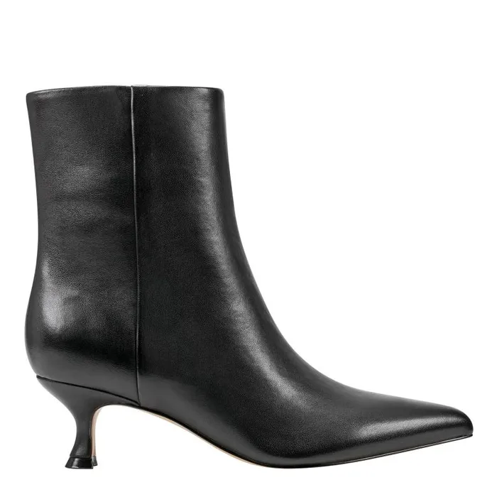 Marc Fisher Booties Women Iggy Dress Bootie Black Leather