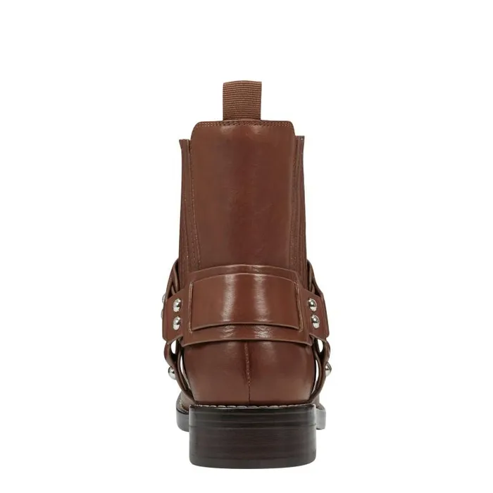 Marc Fisher Booties Women Mizzie Harness Bootie Brown