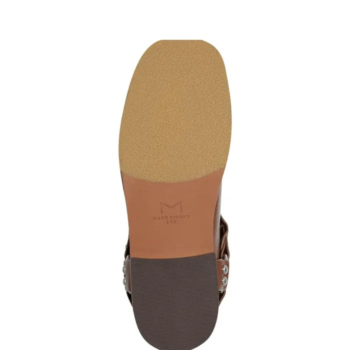 Marc Fisher Booties Women Mizzie Harness Bootie Brown