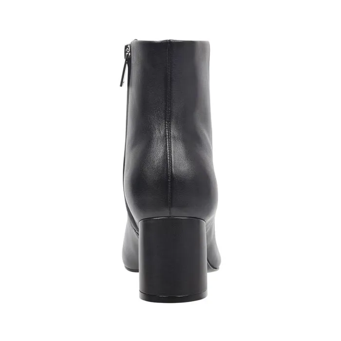 Marc Fisher Boots and Booties Women Jarli Pointy Ankle Bootie Black Leather