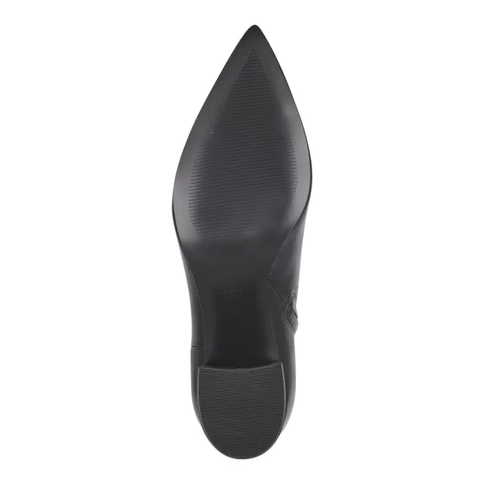 Marc Fisher Boots and Booties Women Jarli Pointy Ankle Bootie Black Leather