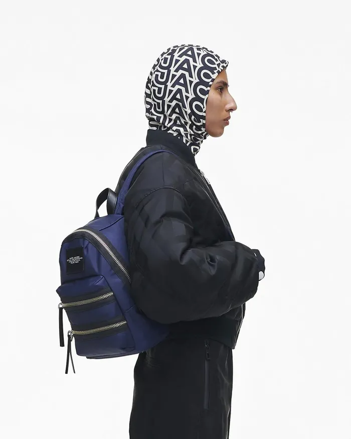 Marc Jacobs Backpacks The Biker Nylon Medium Backpack Midnight Blue 8211 Women