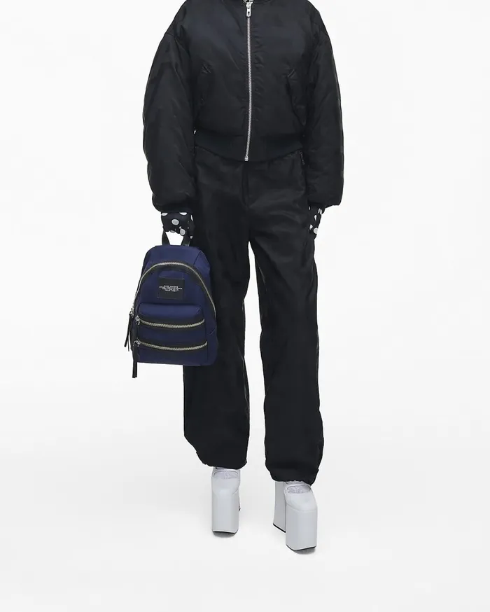 Marc Jacobs Backpacks The Biker Nylon Medium Backpack Midnight Blue 8211 Women
