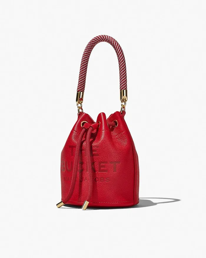 Marc Jacobs Bucket Bags The Leather Bucket Bag True Red 8211 Women