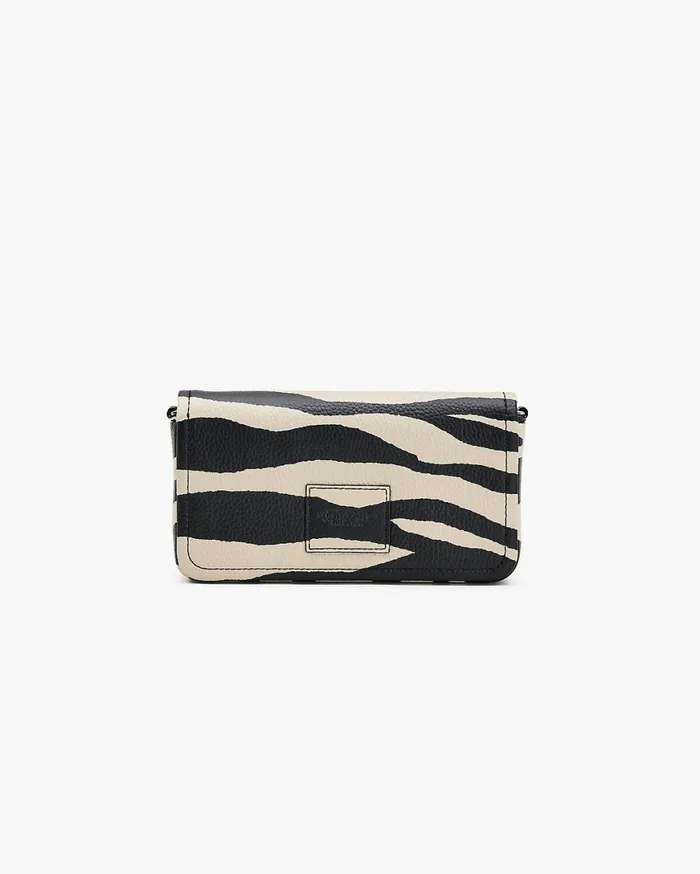 Marc Jacobs Crossbody Bags The Zebra Leather Chain Mini Bag Blackwhite 8211 Women