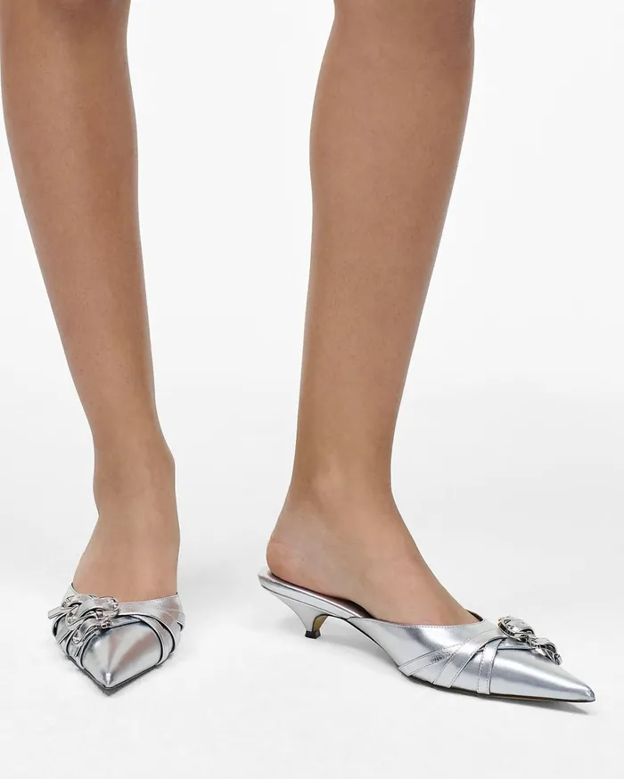 Marc Jacobs Heels The Emma Kitten Heel Silver 8211 Women