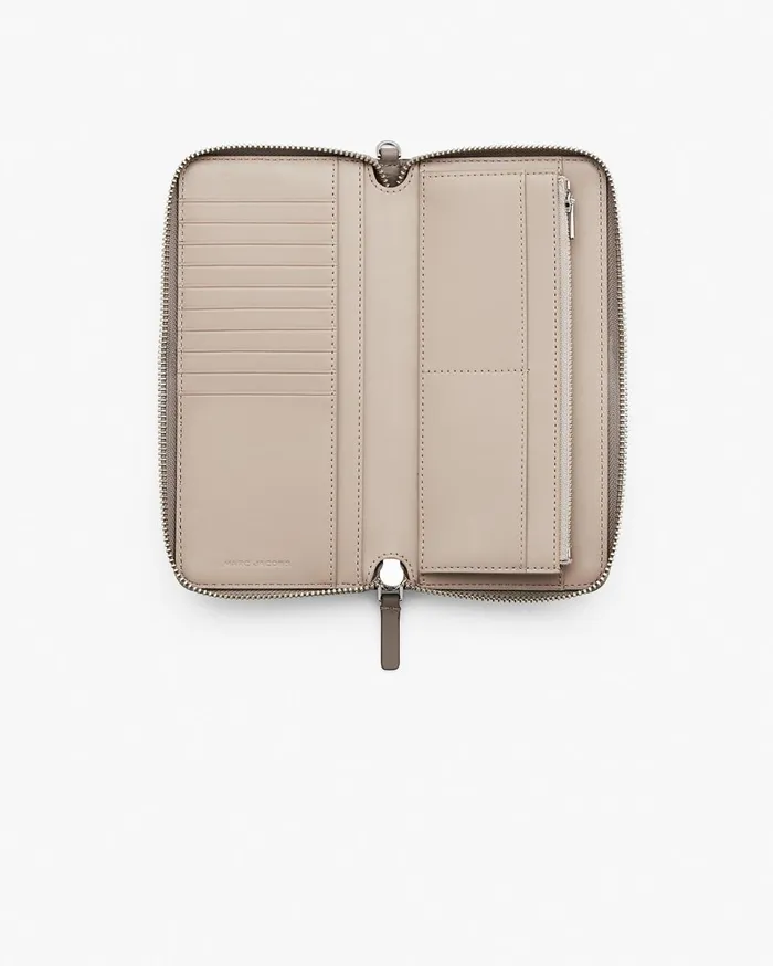 Marc Jacobs Large Wallets The Covered J Marc Continental Wallet Cement 8211 Women