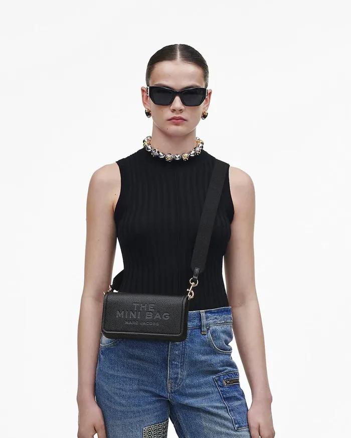 Marc Jacobs Large Wallets The Leather Mini Bag Black 8211 Women