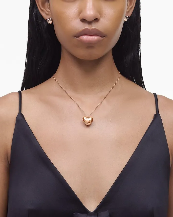 Marc Jacobs Necklaces Balloon Heart Necklace Antique Rose Gold 8211 Women