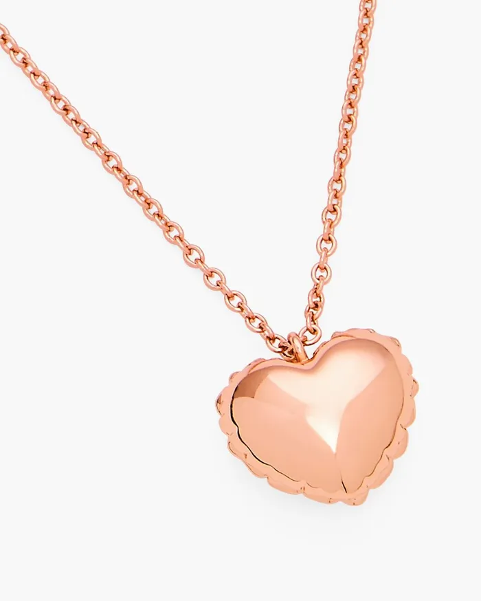 Marc Jacobs Necklaces Balloon Heart Necklace Antique Rose Gold 8211 Women