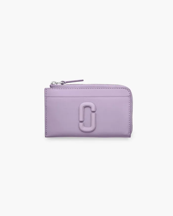 Marc Jacobs Small Wallets The Covered J Marc Top Zip Multi Wallet Lilac 8211 Women