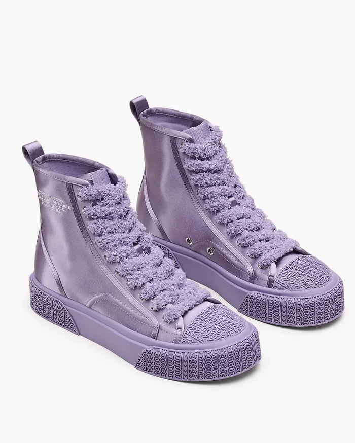 Marc Jacobs Sneakers The High Top Satin Sneaker Lilac 8211 Women