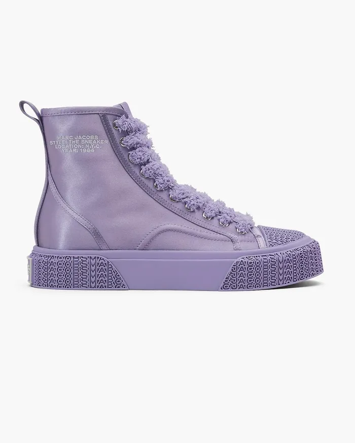 Marc Jacobs Sneakers The High Top Satin Sneaker Lilac 8211 Women