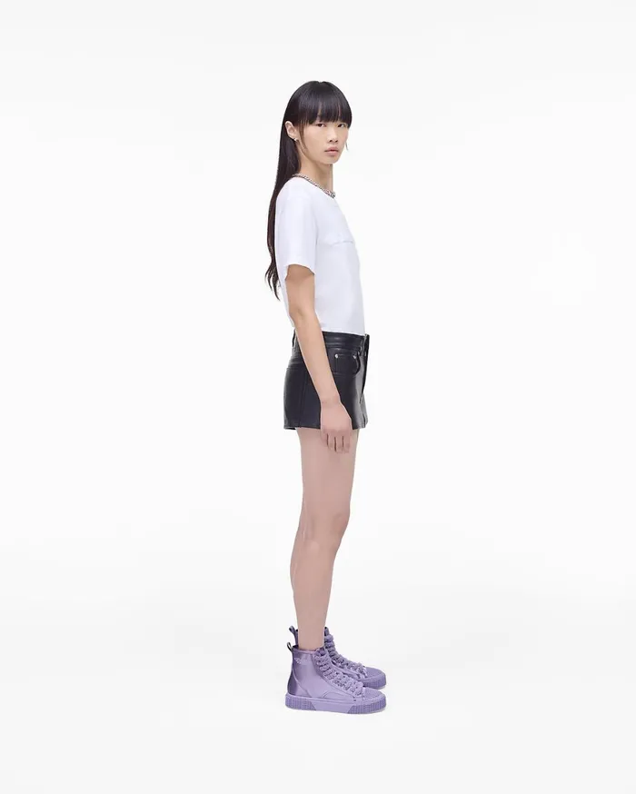 Marc Jacobs Sneakers The High Top Satin Sneaker Lilac 8211 Women